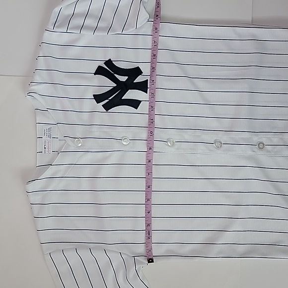 GENUINE MERCHANDISE YANKEES MAJOR LEAGUE BASEBALL YOUNT JERSEY/ L (14/16) - Picture 4 of 10